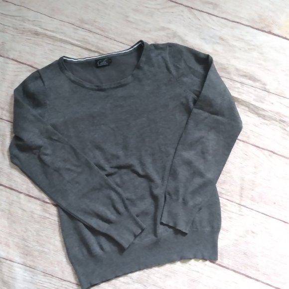 Cielo gray crew neck pullover size L - Picture 3 of 5